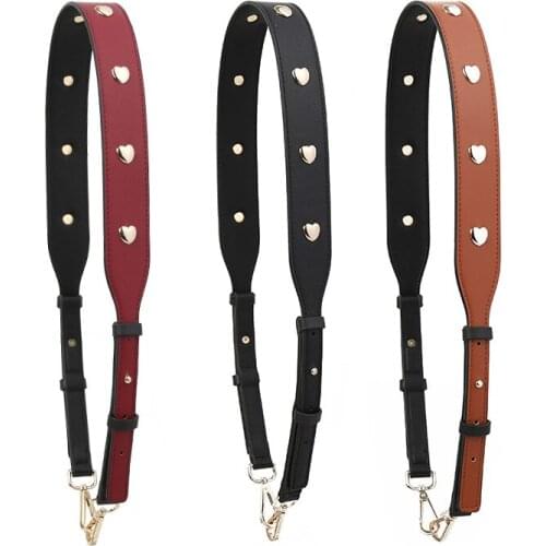 Wide Strap You Heart Decoration For Shoulder Bag Belts Retro Handbag Women Bags Strap Bag Accessory Bags Parts Replacement
