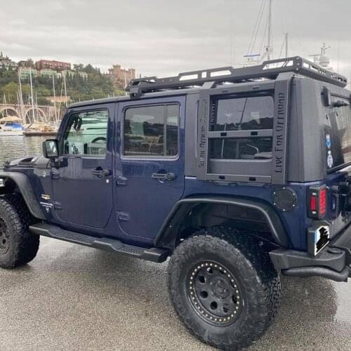 Storm Car Roof Racks Luggage Rack Basket for Jeep for Wrangler JK 4 doors Lantsun