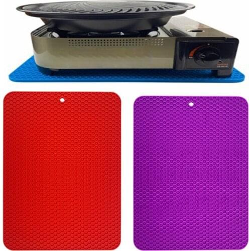 Silicone Honeycomb Insulation Mat Table Mat For Soup Pot Wok Non-slip High Temperature Resistance