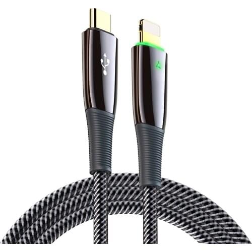 For iPhone 11 XR 8 Plus 12 Pro Max iPad Pro 10.5 Air 3 Pro 10.5 iPhone Cable Zinc Alloy PD Fast Charging USB Cable Data kabel