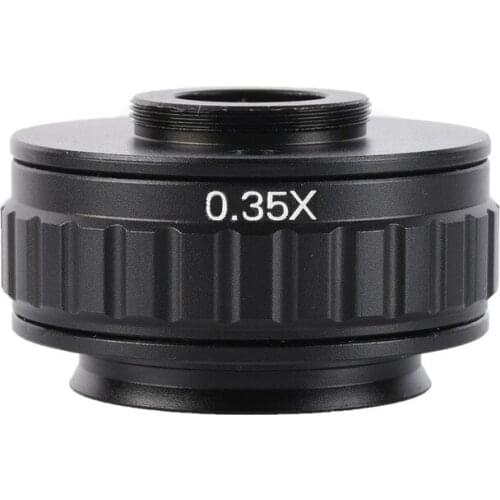 0.35X Mount Lens Adapter Focus Adjustable Camera Installation C Mount Adapter to New Type Trinocular Stereo Microscope