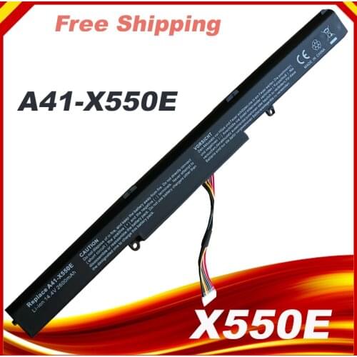 Laptop Battery For Asus X550DP A450V K550E X750J A550D K751L X751L F450 P750LB X751MA F450C R752L X751MD F450E R752MA