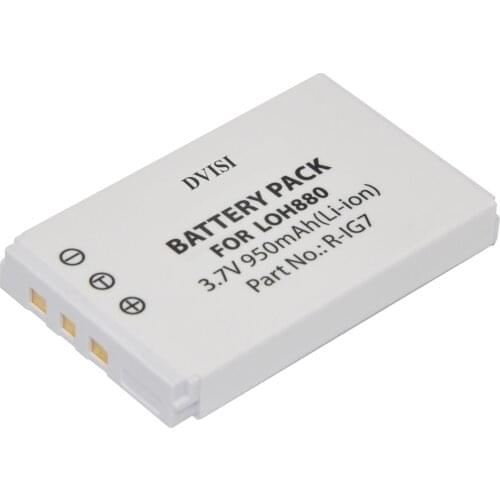 R-IG7 Battery DVISI 950mAh Rechargeable Lithium ion Bateria for LOH880 Logitech Harmony One 900 720 850 880 885 890 Pro H880