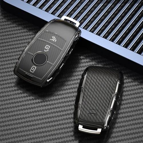 TPU Car Key Cover Case Shell Protective For Mercedes C E S G GLS Class W177 W205 W213 W222 G63 X167 E300 E200 E220 C260L
