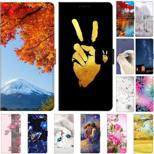 Luxury Flip Case For Samsung S21 Plus S21 Phone Case For Galaxy S21 Galaxy S21+ New Painted Leather Flip Cover Wallet Book Case