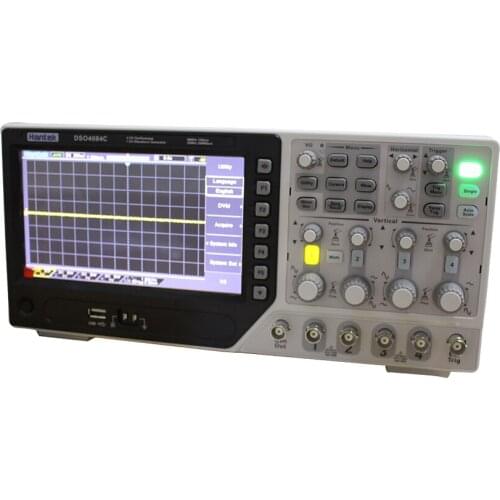 Hantek DSO4084C Digital Oscilloscope 80MHz 4 Channels USB PC LCD Osciloscopio Portatil +1 Channels Arbitary/function Generator
