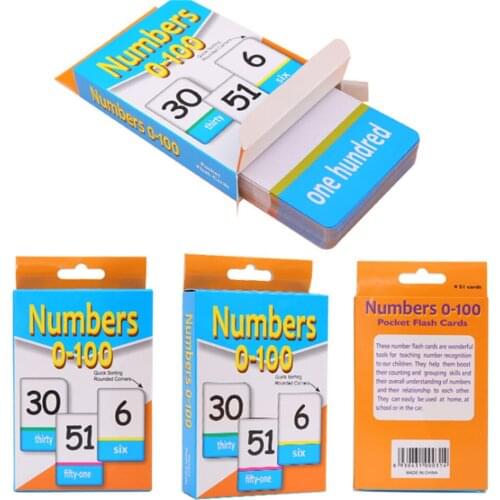 Alphabet Numbers Flashcards Montessori Educational Toys For Children Readings Card Books Learning Teaching Cognitive Gifts