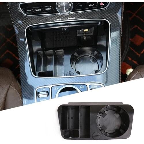 For Mercedes Benz C Class W205 GLC-Class X253 E Class W213 G Class W464 Car Central Console Storage Box Cup Holder Accessories