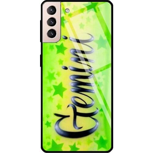 Gemini Tempered Glass Case For Samsung Galaxy S10 Plus Note 10 S8 S9 S20 FE S21 Note 20 Ultra
