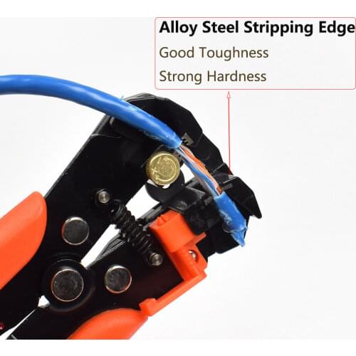 Cable Wire Stripper Cutter Crimper Automatic Multifunctional Crimping Stripping Plier Tools Electric Hand Tool