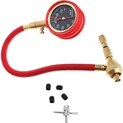 Tyre Tire Air Pressure Gauge Meter Tester for Motor Vehicle Car Truck Bike Van