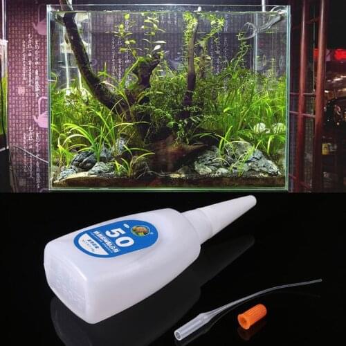 Aquarium Glue Plants Grass Adhesive Coral Moss Instant Fixed Glue Fish Tank Accessories C42