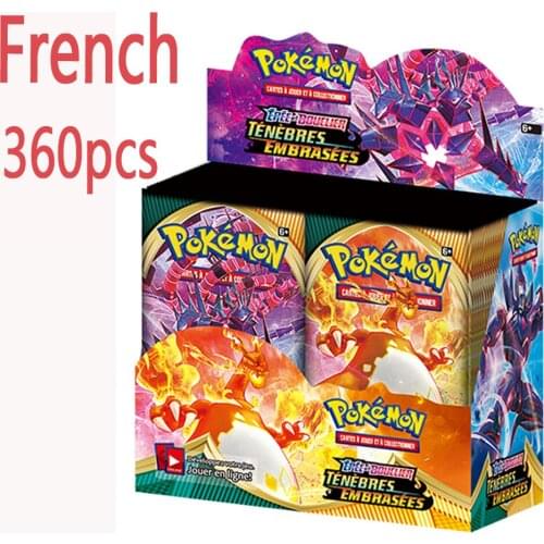 2021 NEW 360Pcs Pokemon TCG: Shining Fates Booster Box Trading Card Game Collection Toys