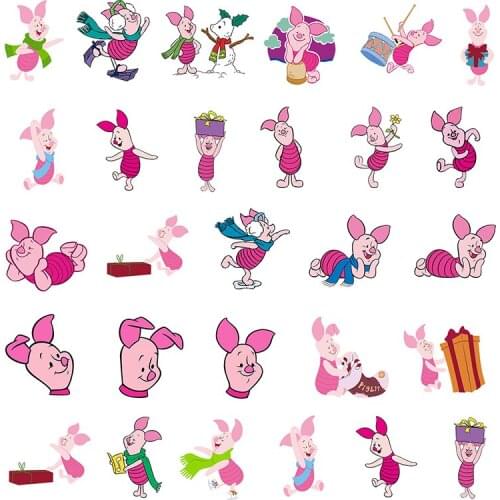 Disney Cartoon Animated Piggy Piglet Cute And Interesting Play Jewelry Epoxy Resin Earrings Jewelry Acrylic Handmade Pendant