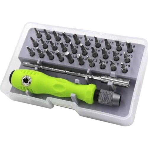 Urijk 32 In 1 Screwdriver Set Precision Mini Magnetic Screwdriver Bits Kit Phone Mobile IPad Camera Maintenance Tool Repair