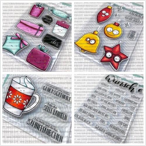 German Clear Stamp/Seal for DIY scrapbooking/photo album Decorative clear stamp sheets A3058