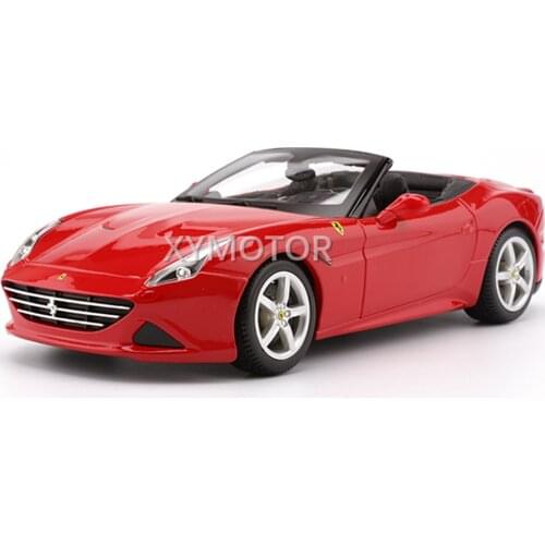 New Burago 1/18 For Ferrari California T Metal Diecast Car Model White/Red/Black/Blue Gifts Collection Ornaments Display