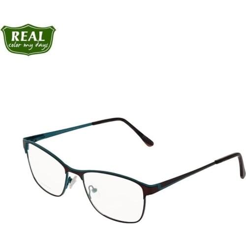 Fashion Optical Oval Frame Supper Light Metal Frame Nice Temple Myopia Men Women Clear lens Eyeware Prescription Eyeglasses