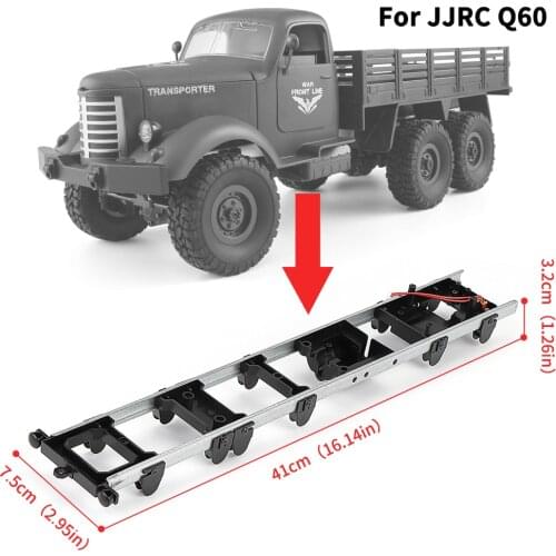 RC Car Frame Chassis JJRC Q60 Q61 4WD 6WD Remote Control Military Truck Spare Parts DIY RC Car Frame Accessories