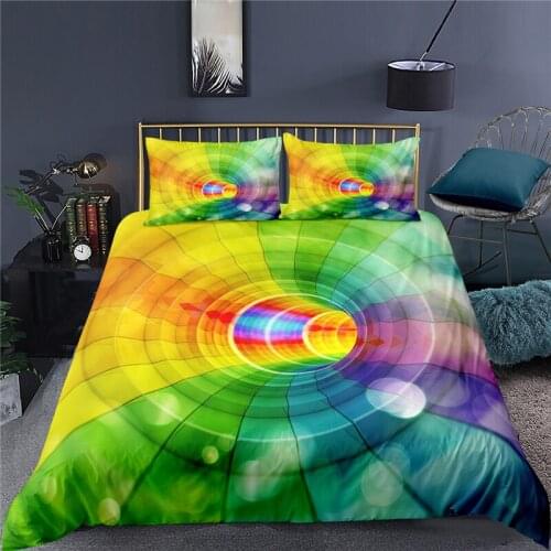 Luxury 3D Abstract Art Lattice Print Home Living Comfortable Duvet Cover Set Kids Bedding Set Queen and King EU/US/AU/UK Size