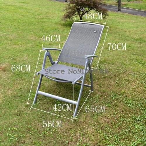 Linya folding recliner lunch break siesta chair outdoor portable office recliner balcony home leisure backrest chair