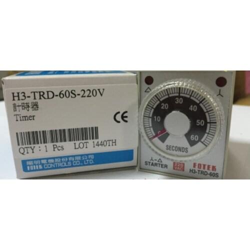 Taiwan new original FOTEK Timer H3-TRD-60S-220V