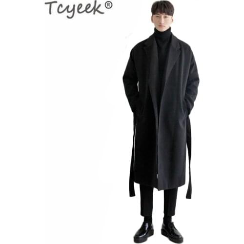 Tcyeek Men's Trench Coats