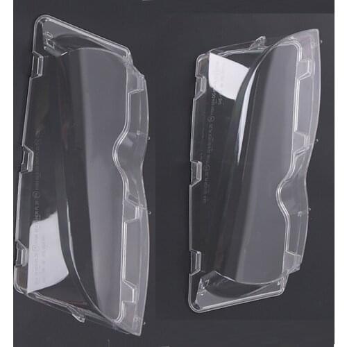 1/2Pcs Auto Headlight Lenses Replacement Car Headlight Cover Clear Transparent Car Headlamp Lenses For BMW E46 3-series 02-05
