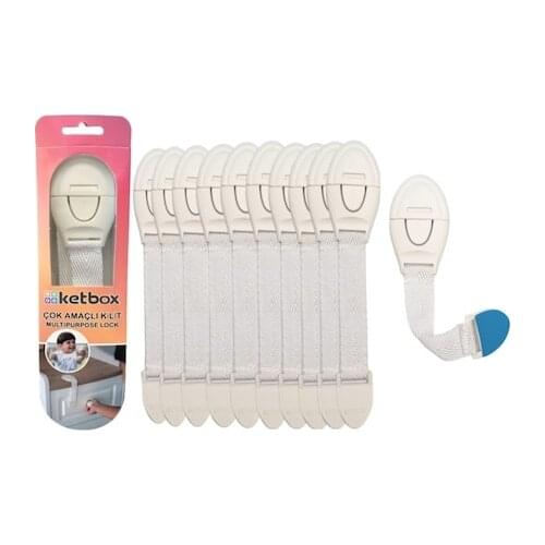 10 PCs Children Baby Drawer Cabinet Safety Lock Multi Purpose Safety Security lock