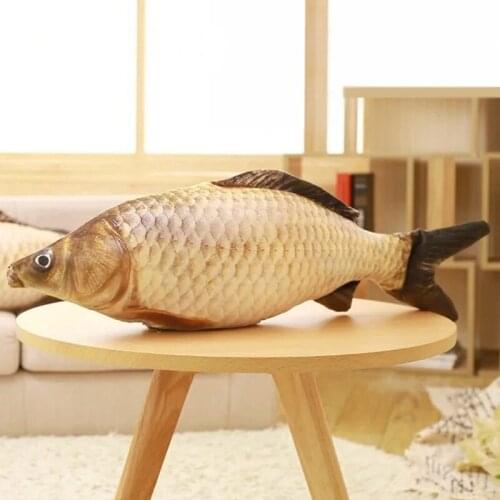 20cm/7in 3D Carp Fish Cushion Pillow Animal Plush Toy Children Gift Home Decor -m15