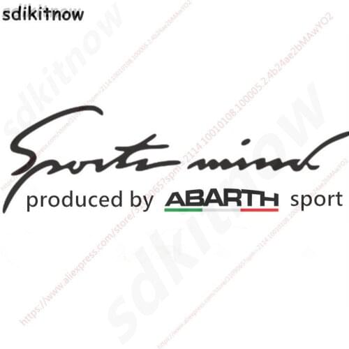 28x10cm Scorpion Car Windows Body Sports Sticker Decal Auto Styling For Abarth fiat 500 grande punto bravo doblo panda ducato