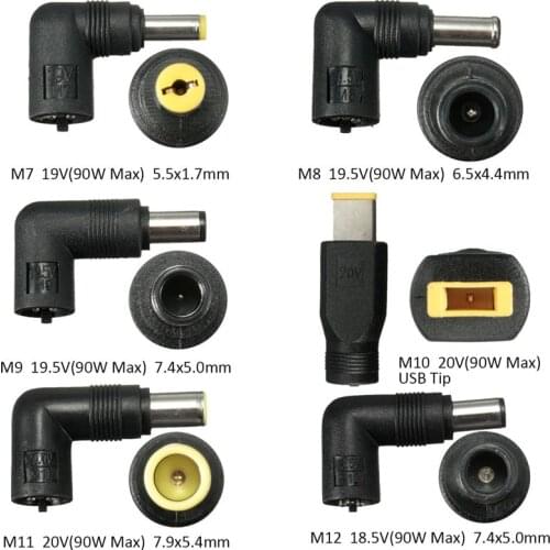 3 Pin DC Tip for Universal Laptop Adapter Car Charger Connectors 16V 18.5V 19V 19.5V 20V