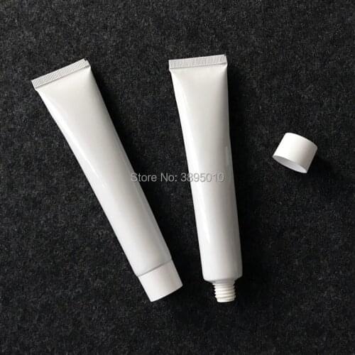 50g/50ml Empty Hand Cream Hose white Plastic Tube, Superior Grade BB Cream Soft Container F1062