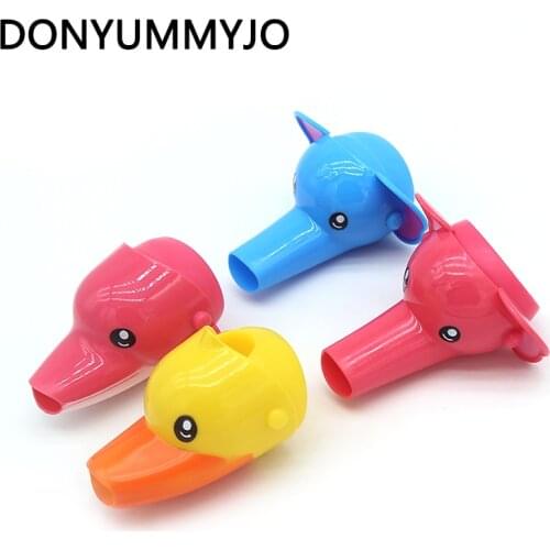 DONYUMMYJO 1pcs Fun Animals Faucet Spouts Extender Baby Kids Hand Washing Bathroom Sink Gift