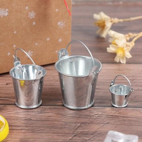 Hot sale Simulation Water Bucket 1/12 1/6 Fairy Home Kitchen Pretnd Play Game Doll house Miniature Dollhouse Accessories