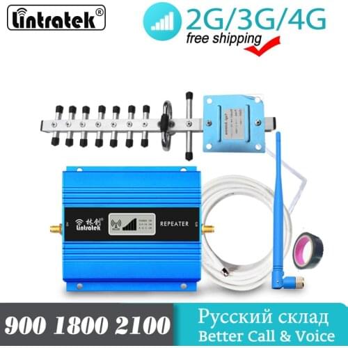 GSM 900Mhz Mobile Phone Cellular Signal Booster GSM 900 Signal Repeater Phone Amplifier with LCD Display Antenna Set For Home