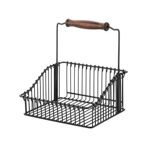 Hobby Concept Wrought Iron Metal Basket Fıntorp Model decorative baskets cestos decorativos декоративные корзины