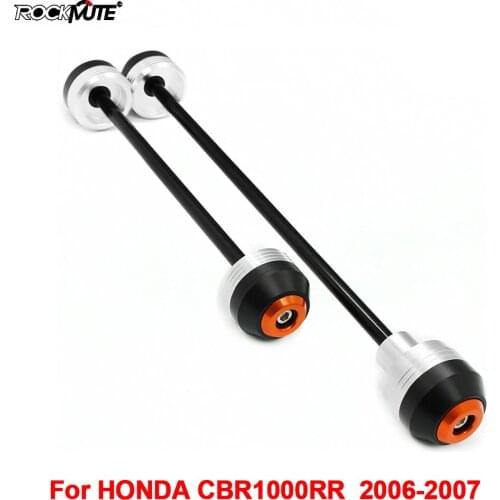 Circle Decoration POM Wheel Protector For HONDA CBR1000RR 2006-2007 Motorcycle Crash Slider Pad Front Rear