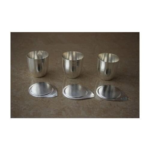 Nickel crucible / 50ml / with lids / top diameter: 47mm/bottom diameter:42mm/ height: 28mm