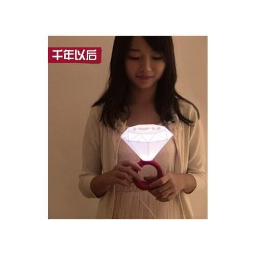 Singles creative novelty ring light romantic couples declare a special gift to send his girlfriend to marry him / product