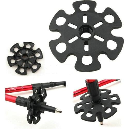 6Pcs Trekking Pole Nordic Walk Stick Cane Replace Alpenstock Outdoor Camp Hike Snowflake Basket Mud Sand Snow Ski Accessories