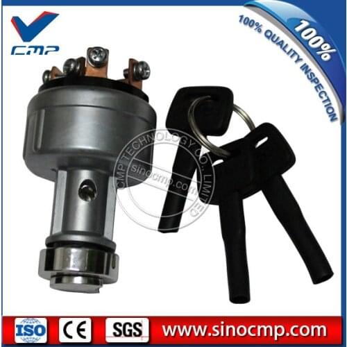 Excavator Starter Motor switch 08086-10000 with 6 pins for Komatsu PC200-1 PC200-2 PC200-3 PC200-5