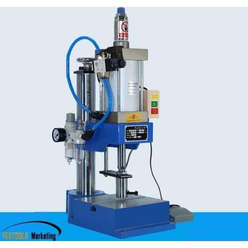 Pneumatic press punching printing machine trademark logo letter stamps print cutting die emboss press force adjustable