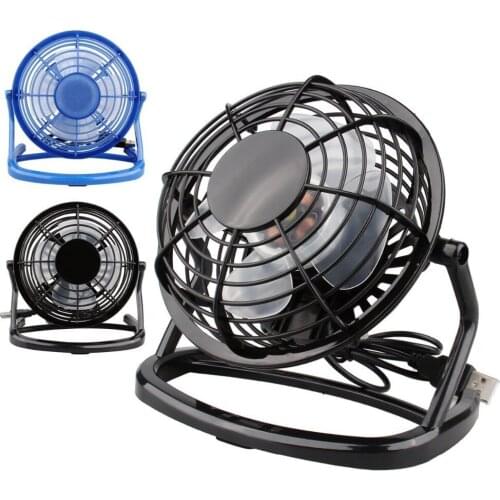 Portable DC 5V Small Desk USB Cooler Cooling Fan USB Mini Fans Operation Super Mute Silent for PC / Laptop / Notebook Gadgets