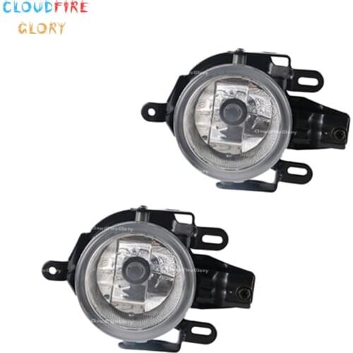 MN133758 1Pcs Or 2Pcs Left Right Front Bumper Driving Fog Light Fog Lamps With Bulbs For Mitsubishi Pajero V73 2003-2006