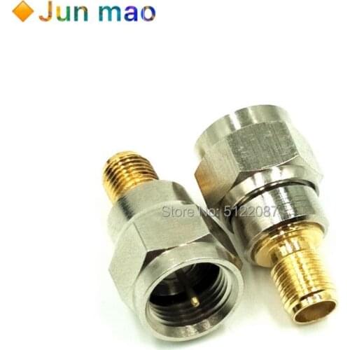 2PCS Radio Frequency Coaxial Joint Full Copper FJ/SMAK Antenna Transfer Vehicle Joint F Rotary SMA Mother