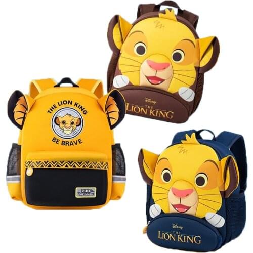 2020 Hot Genuine Simba The Lion King Backpack Kids Boys Cartoon Lion King School Bags Girls Baby Children toy Chiristmas gift
