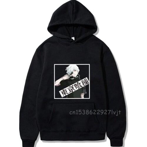 Tokyo Ghoul Hoodie Anime Elements Fashion Long Sleeve Pullovers Tops Women Men Premium Cotton Sweater
