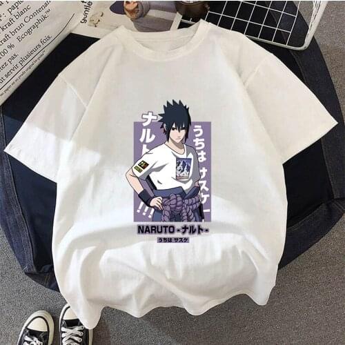 Uchiha Sasuke Kids T-shirts Naruto Summer Short Sleeve Tees Harajuku Boys and Girls T Shirt Cool Fashion Clothes Tops