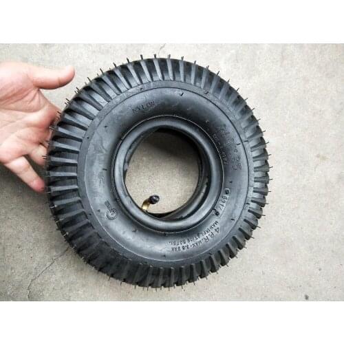 High quality tyre 260x85 tire and tube 3.00-4 (10"x3", 260x85) Knobby Scooter, ATV and Go Kart Tire and Tube motor tire